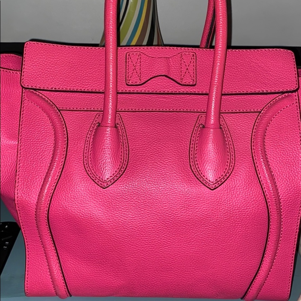 Pink Celine luggage Nano Bag - Picture 3 of 8